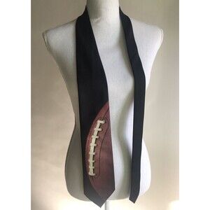 Football Tie by Ralph Marlin Just A Ball Football Linda J Luna  1998 151322